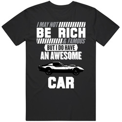 Chevrolet Corvette C3 Zr2 Stingray 7 But I Do Have An Awesome Car Funny Fan Mens Cotton Classic T Shirt