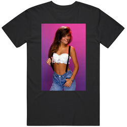 Kelly Kapowski Shirt Saved By The Bell Black Mens Cotton Classic T Shirt