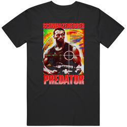Predator, T-Shirt, Arnold Schwarzenegger, Movie, Action, Sci-fi  Mens Cotton Classic T Shirt