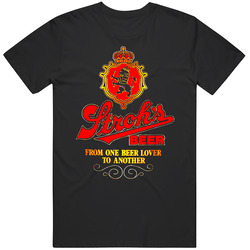 Stroh's Beer Ovale 235 Mens Cotton Classic T Shirt