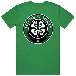 Flogging Molly Punk Rock Retro Mens Cotton Classic T Shirt