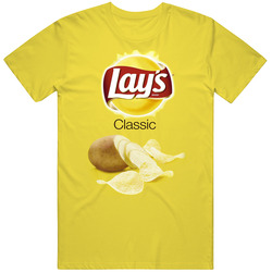 Lay's Classic Potato Chips Bag Costume Mens Cotton Classic T Shirt