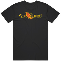 Steel Dragon Fictional Rock Band Rock Star Movie Fan Mens Cotton Classic T Shirt