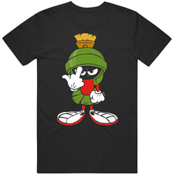 Lg Marvin The Martian Character Green Mens Cotton Classic T Shirt