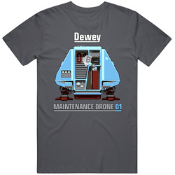 Silent Running Dewey Robot Drone Mens Cotton Classic T Shirt