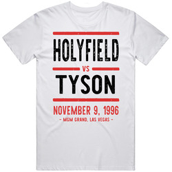 Holyfield Vs Tyson November 9 1996 Mgm Grand Las Vegas Boxing Mens Cotton Classic T Shirt