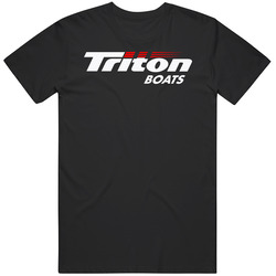 Triton Boats Logo Sport Fishing Boating Mens Cotton Classic T Shirt