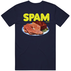 Spam Vintage Label Poster Worn Look Mens Cotton Classic T Shirt