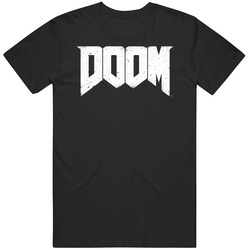 Doom Logo Games Playing Hot Sell Mens Cotton Classic T Shirt