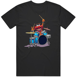 Animal Drums Muppets Funny Tv Show Mens Cotton Classic T Shirt