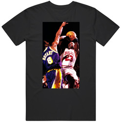 Michael Jordan Kobe Bryant Basketball Mens Cotton Classic T Shirt