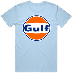 Gulf Oil Racing Mens Cotton Classic T Shirt