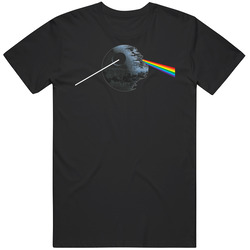 Death Star Dark Side Funny Geek Mens Cotton T Shirt