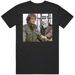 John Rambo First Blood Where Is Your Mask Son Funny Mens Cotton T Shirt