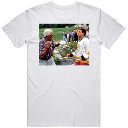 Happy Gilmore Bob Barker Adam Sandler Fight Scene Mens Cotton T Shirt