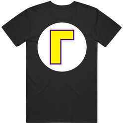 Waluigi Super Mario Cart Group Halloween Costume Mens Cotton T Shirt
