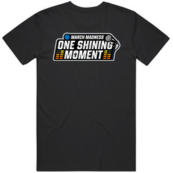 One Shining Moment March Madness Logo Mens Cotton T Shirt