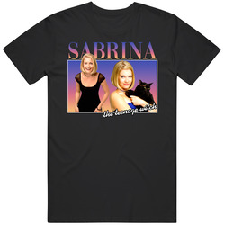 Sabrina The Teenage Witch Retro 90s Tv Mens Cotton T Shirt