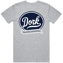 Dork Feel The Sensation York Peppermint Pattie Parody Mens Cotton T Shirt
