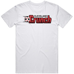 Cleveland Crunch Major League Indoor Soccer Club Logo Mens Cotton T Shirt