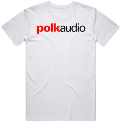Polk Audio Sound Car Audio Sub Woofer Logo Mens Cotton T Shirt