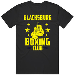 Blacksburg Virginia Boxing Club Cool Sports Fitness Mens Cotton T Shirt
