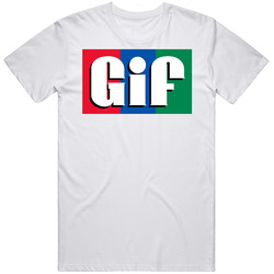 Gif Jif Peanut Butter Logo Parody Mens Cotton T Shirt