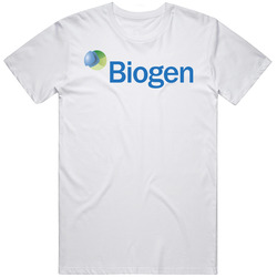 Biogen Inc Nasdaq Company Logo Employee Fan Mens Cotton T Shirt