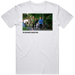 S06e07 He One Where Phoebe Runs Friends Tv Show Fan Mens Cotton T Shirt