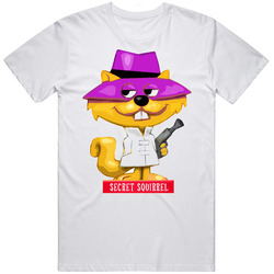 Secret Squirrel Detective Mens Cotton T Shirt