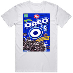 Oreo O's Cereal Popular Discontinued Food Mens Cotton T Shirt