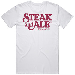 Steak And Ale Favourite Food Mens Cotton T Shirt