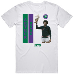 Arthur Ashe Wimbledon Champion Mens Cotton T Shirt