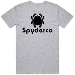 Spyderco Blades Knives Outdoors Cooking Chef Hunting Fan Mens Cotton T Shirt