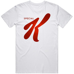 Special K Logo Greatest Cereal Of All Time Breakfast Fan Foodie Mens Cotton T Shirt