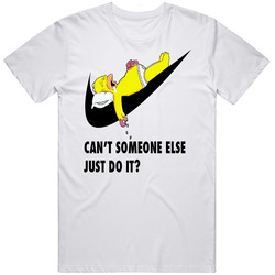 Can't Someone Else Just Do It Homer Simpson The Simpsons Mens Cotton T Shirt
