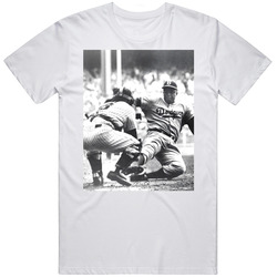 Jackie Robinson Slide Mens Cotton T Shirt