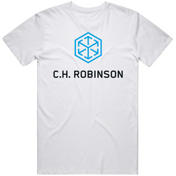 Ch Robinson Worldwide Nasdaq Company Logo Employee Fan Mens Cotton T Shirt