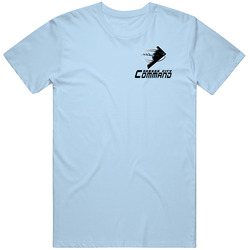 Kansas City Command Arena Football League Chest Emblem Team Fan Logo Mens Cotton T Shirt
