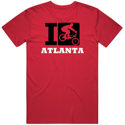 I Cycle Atlanta Biking Cycling Mens Cotton T Shirt