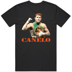 Saul Canelo Alvarez Mexican Mexico Boxing Boxer Mens Cotton T Shirt