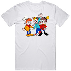 Snap Crackle Pop Rice Krispies Most Memorable Ad Slogan Mens Cotton T Shirt