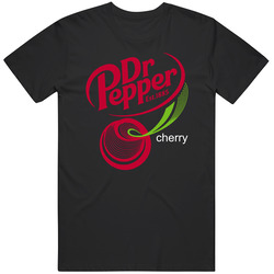 Cherry Dr Pepper Best Soda Of All Time Soft Drink Lovers Mens Cotton T Shirt