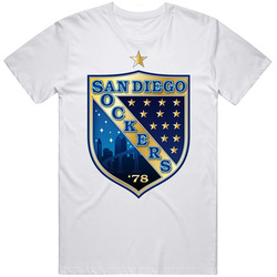 San Diego Sockers Major League Indoor Soccer Club Logo Mens Cotton T Shirt