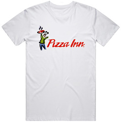 Pizza Inn Fast Food Restaurant Distressed Look Mens Cotton T Shirt