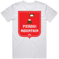 Pierogi Mountain Favorite Restaurant Mens Cotton T Shirt