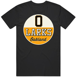 Oakland Larks Negro Baseball Team Retro Mens Cotton T Shirt