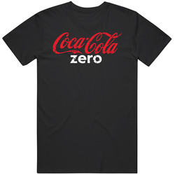 Coca Cola Zero Logo Popular Pop Soft Drink Brand Fan Gift Mens Cotton T Shirt