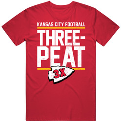 Three-peat Chiefs Fan Vintage Unisex T Shirt