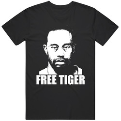 Tiger Woods Dui Suspension Free Tiger Funny  Shot Vintage Unisex T Shirt